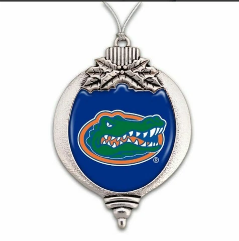 54741 Florida Gators Pewter Bulb Christmas Ornament Cover