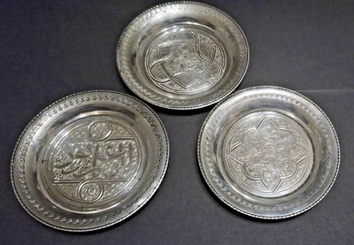 Tres Pin Platos Egipcios Plata Años 40 90g (ver más información en descripción) Foto 1 de 4