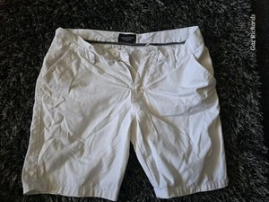 Brave Soul White Chino Style Shorts 32 Waist Medium Good Condition - Picture 1 of 3