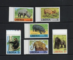 S7558 Liberia 1976 Fauna Wildtiere 6v.   MNH - Bild 1 von 1