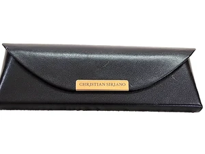 Christian Siriano Eyeglasses Hard Shell Magnetic Closure Case Black - Picture 1 of 8