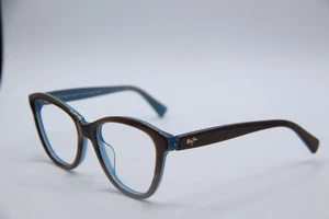 NEW MAUI JIM MJ 769-03T BROWN BLUE DESIGNER AUTHENTIC FRAMES EYEGLASSES 54-16 - Picture 1 of 4