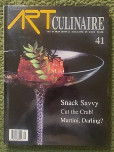 Art Culinaire 41 Summer 1996 Snack Crab Martini - Picture 1 of 4