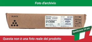 821204 Ricoh Aficio SP C430DN Cartuccia del Toner Nero - Photo 1/4