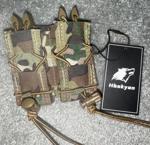 HBSKYAN Double Pistol Universal Mag Pouch Molle Multicam Neu mit Etikett - Bild 1 von 2