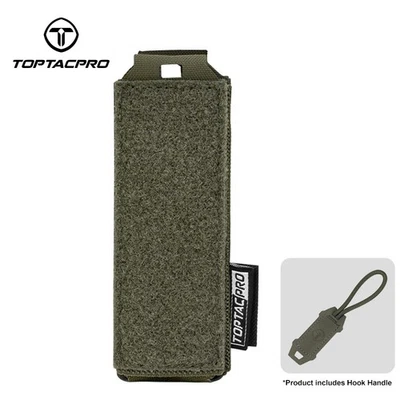 TOPTACPRO Tactical 9mm Mag Pouch Knife Pouch MOLLE Pouch w/ Hook Handle Hunting