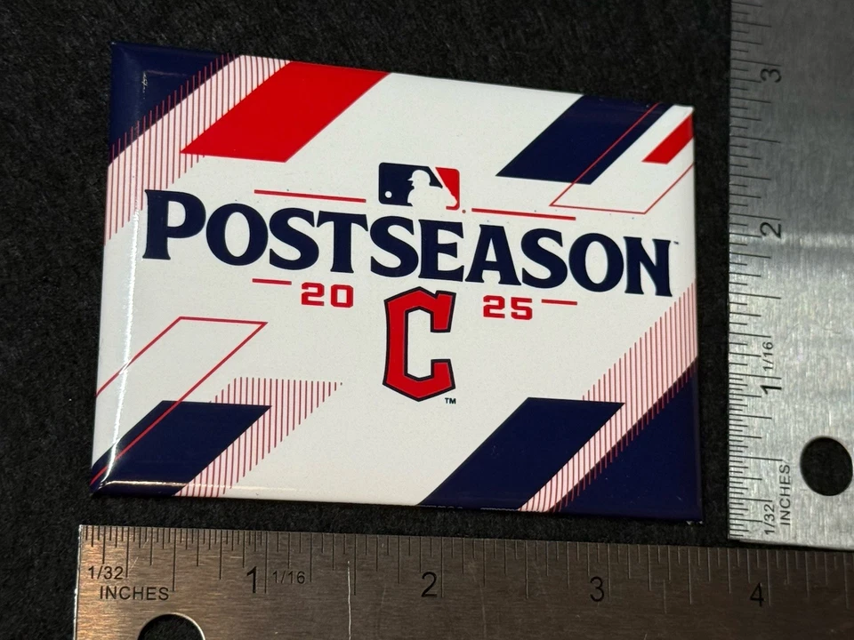 Cleveland Guardians Post Temporada 2025 Imán MLB Béisbol Foto 1 de 1