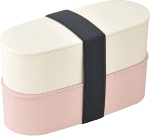 Thermos Bento Box 2 Etagen Frisches Lunchbox 600Ml Hellrosa DJT-600W LP - Bild 1 von 7