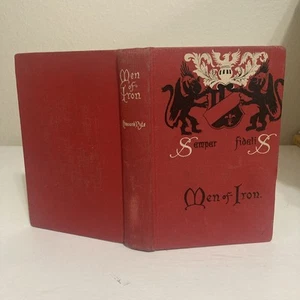 Men Of Iron By Howard Pyle Hardcover Book 1919 Harper & Brothers Publishers - Picture 1 of 11