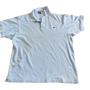 Vineyard Vines Poloshirt Herren XL Blau Kurzarm Freizeit Wal Logo (lesen) - Bild 1 von 7
