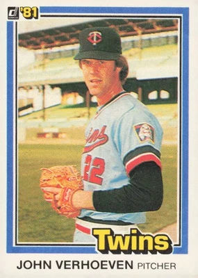 1981 Donruss #564 John Verhoeven - Image 1 of 2