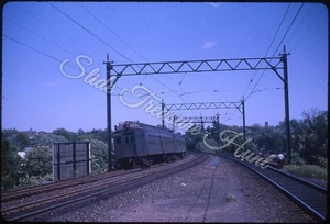 EL Railroad East Orange New Jersey 35mm Dia 60er Jahre Kodachrome - Bild 1 von 3