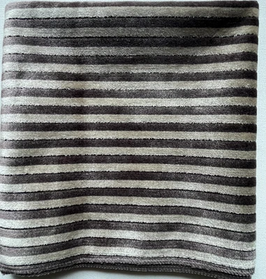 Victor Thomas Omata Pewter Designer  Fabric Remnant 26"x17" - Image 1 of 2