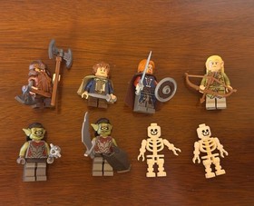 LEGO The Lord Of The Rings LOTR Minifigure Lot of 8 - From Mines Of Moria 9473