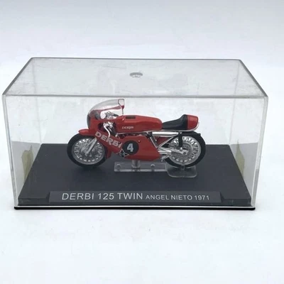 Modellino moto Atlas edicola 1/43 Derbi 125 Twin 1971 A. Nieto - Immagine 1 di 3