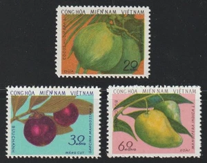 1971 Việt Nam War Việt Cộng Stamps Tropical Fruits Scott # 62-64 MNH - Picture 1 of 1