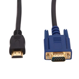 HDMI zu VGA, HDMI Stecker auf VGA Stecker Adapter für Computer Desktop Laptop PC - Bild 1 von 4