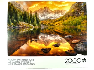 Buffalo Games - Joshua Snow - Maroon Lake Reflections 2000 Piece Jigsaw Puzzle - Picture 1 of 3