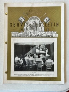 Lot ALMOST COMPLETE set original 1937 Ford SERVICE BULLETIN Volume 18 No. 2-10 - Bild 1 von 10