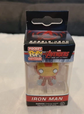 LLAVERO FUNKO POCKET POP AVENGERS AGE OF ULTRON IRON MAN NUEVO ENVÍO RÁPIDO Foto 1 de 4