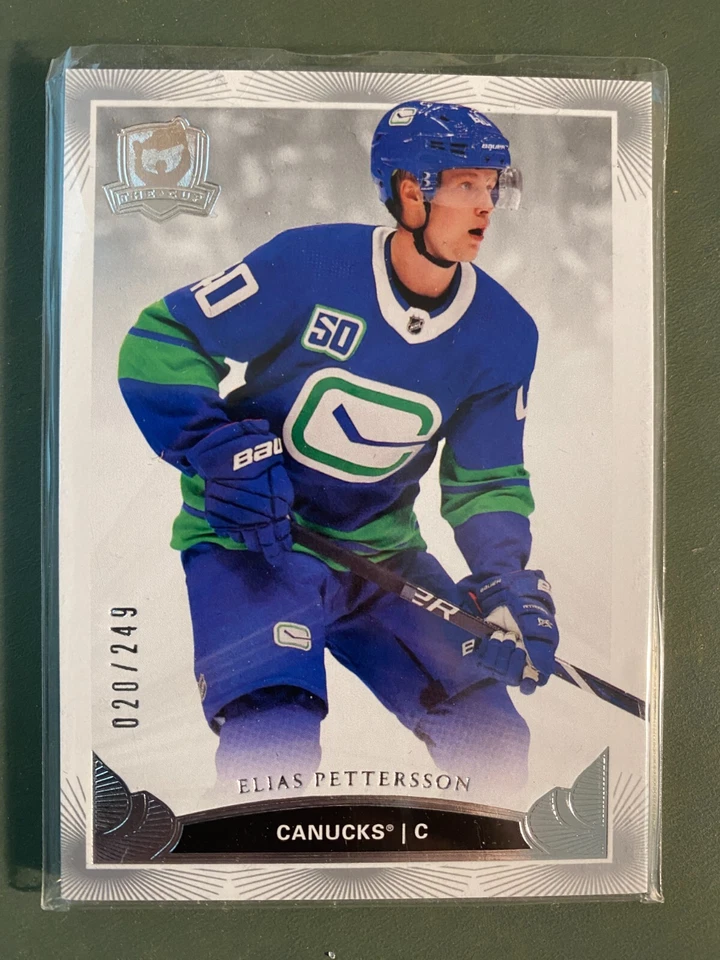 2019-20 Upper Deck The Cup Elias Pettersson #020/249 Canucks 52 - Image 1 of 2
