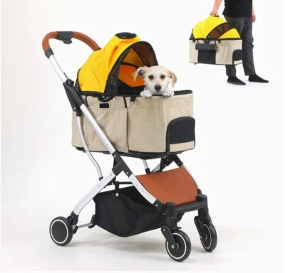 Pet Dog Stroller  Cat Stroller Foldable with Detachable Carrier KZLAA BRAND - Image 1 of 4
