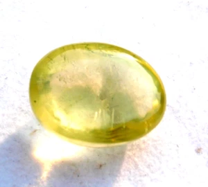 17.95Ct Natural Certified Brazilian Lemon Cabochon Oval Cut Loose Gemstone - Imagen 1 de 7