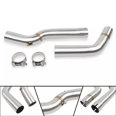 Tubulação de escape silenciador de link médio deslizante para Honda CBR1000RR 2004 2005 2006 2007 - Imagem 1 de 4
