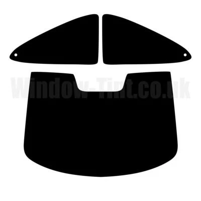 Pre Cut Window Tint for Peugeot 406 2-door Coupe 1996-04 5% Limo Black Rear Film - Image 1 of 4