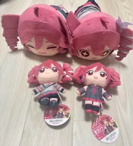Kasane Teto Nesoberi Big Plush doll Nuipurike Osuwari Plush mascot Set of 4 New - Picture 1 of 5