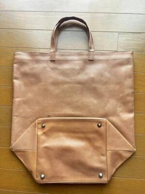 Bolso de Mano Maison Margiela x H&M Collab Grande Cuero Marrón - Aspecto Vintage Foto 1 de 4