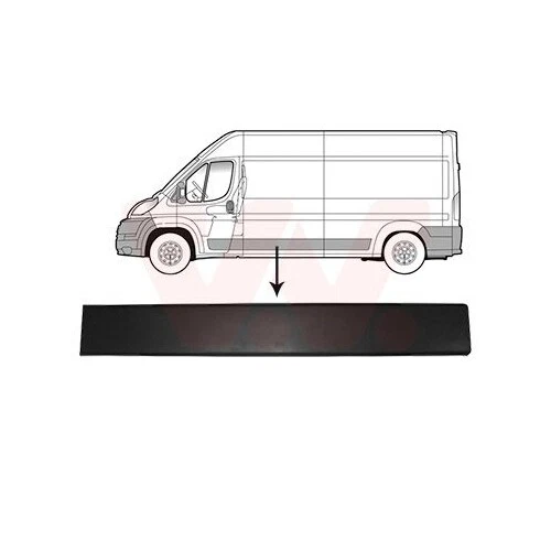 1x Zier-/Schutzleiste, Seitenwand VAN WEZEL 0982407 passend für - Bild 1 von 1