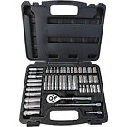 44 Pc. 1/4" Drive 6 Point SAE and Metric Pro Socket Set ATD-1200 Brand New!
