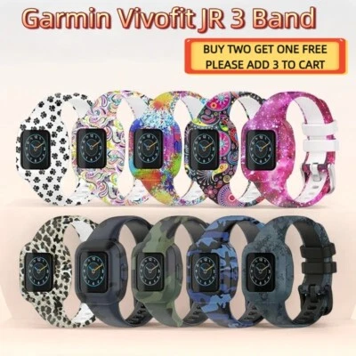 Compatible Garmin Vivofit Jr 3 Band Soft Silicone Sport Breathable Adjustable - image 1 of 4