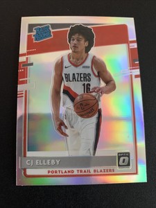 2020-21 Donruss Optic CJ Elleby Silver Prizm Rated Rookie RC #195 Trail Blazers