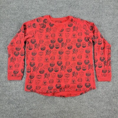 Avengers Sweatshirt Boy XL Red Marvel Comics Graphic Pullover Long Sleeve Youth - Image 1 of 4