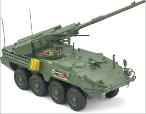 Solido 1:48 Scale model M1128 MGS Stryker Green Camo SOL 4800203 - Picture 1 of 8