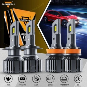 For GMC Acadia 2007-2012 AUXBEAM H7 H11 LED Headlight High Low Beam Canbus Kit - Picture 1 of 12