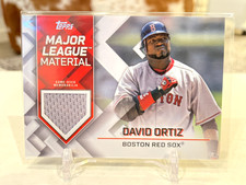 2022 Topps Series 2 David Ortiz Major League Material Patch Card -Boston Red Sox