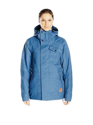 Novo Casaco Oakley Feminino Vitrine BZI Inverno Esqui Snowboard Azul Tamanho Médio - Imagem 1 de 4