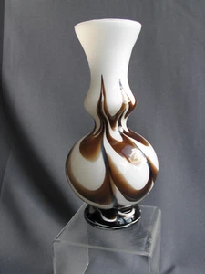 Vetreria Barbieri VB Opaline vase Florence Italy c 1970s - Picture 1 of 5