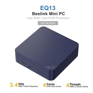Beelink Mini PC Game EQ13 Intel N100 DDR4 16GB+500GB 3.4GHz(4C/4T) HDMI Mini PC - Picture 1 of 23