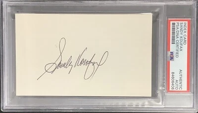 Sandy Koufax Signed Index Card Baseball Dodgers Autograph HOF CY WSC PSA/DNA 2 - Image 1 of 3