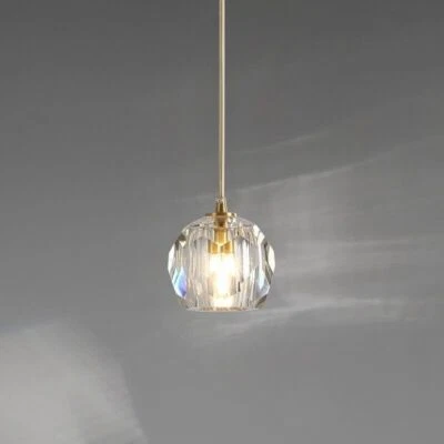 1X LED Crystal Pendant Light Bar Ceiling Lamp Decorative Ambient Lights Bedroom - Image 1 of 4