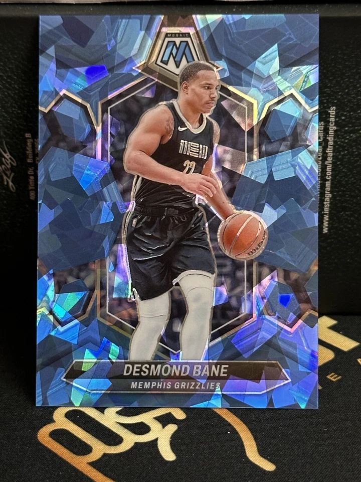2023-24 Panini Mosaic Desmond Bane Blue Cracked Ice #’d/125 SP Grizzlies - Image 1 of 2