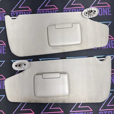 2006-2010 Jeep Commander XK Sun Visors Pair Grey Gray - Image 1 of 4