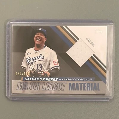 2024 Topps Update Salvador Perez Major League Materials Relic BLACK PARALLEL - Image 1 of 2