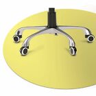 Bodenschutzmatte Brostuhlunterlage Bodenmatte Stuhlunterlage Zitrone Rund 100cm