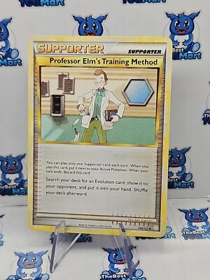 Professor Elm's Training Method 100/123 HGSS Pokemon MP  - Image 1 of 2