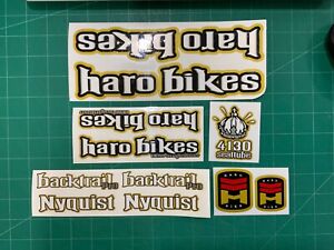 Haro backtrail pro bmx sticker decals